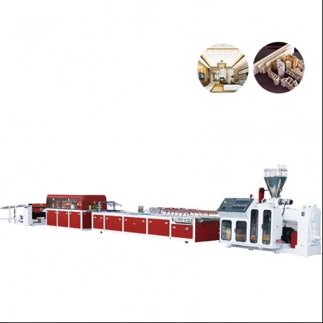 Llinell allwthio Bwrdd Cydosod Cyflym JWELL PVC Wood-Plastig