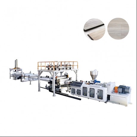 SPC Stone-plastig Amgylchedd Llawr Llinell Allwthio Llawr o Jwell Machinery Tsieina
