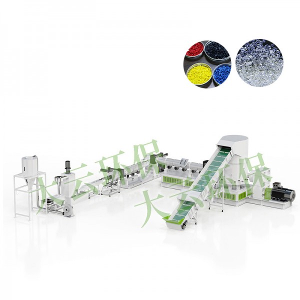 Jwell Tri Machine Peiriant Pelletizing Ailgylchu Integredig